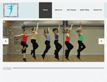 Tablet Screenshot of aerobicdancing.com.au